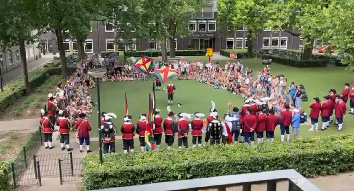 Jaarlijkse Gilde dag tijdens de kermis