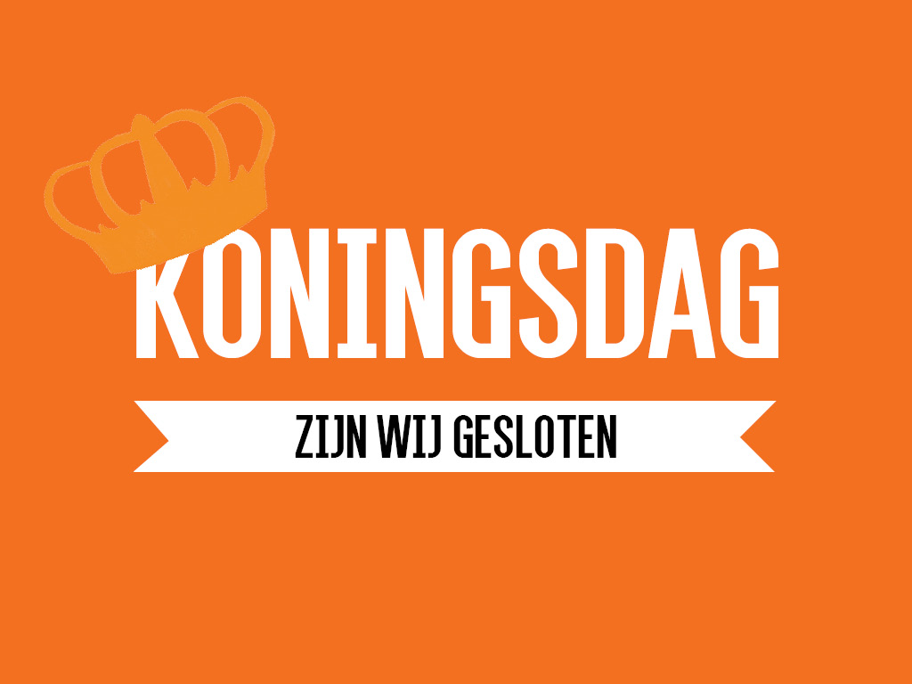 Koningsdag-gesloten