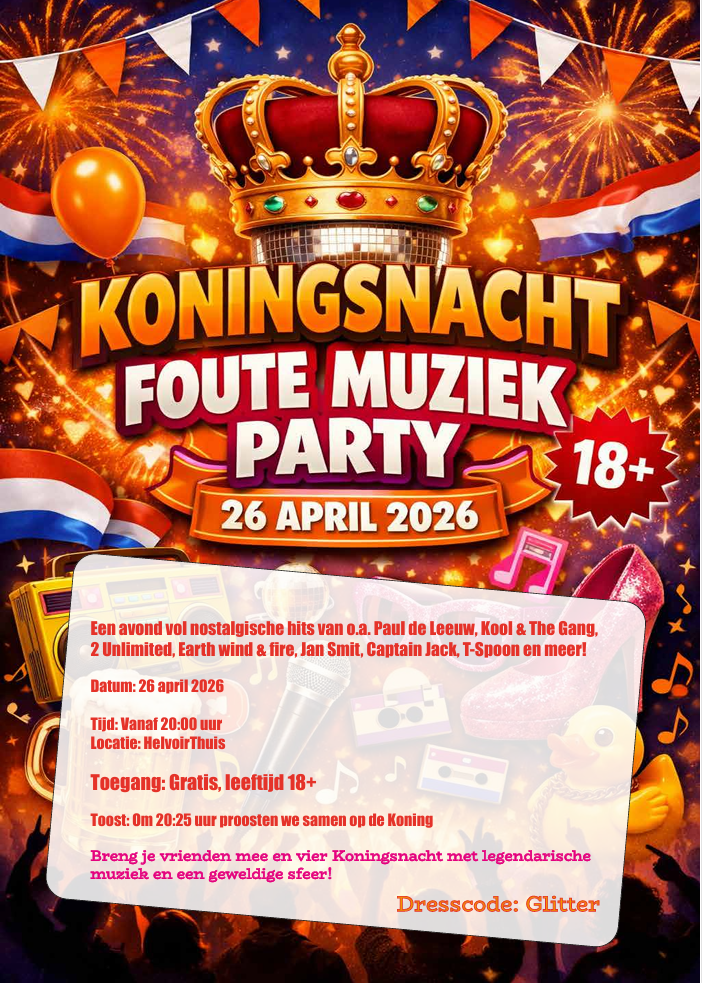 Koninmgsnacht HelvoirtHuis 2026