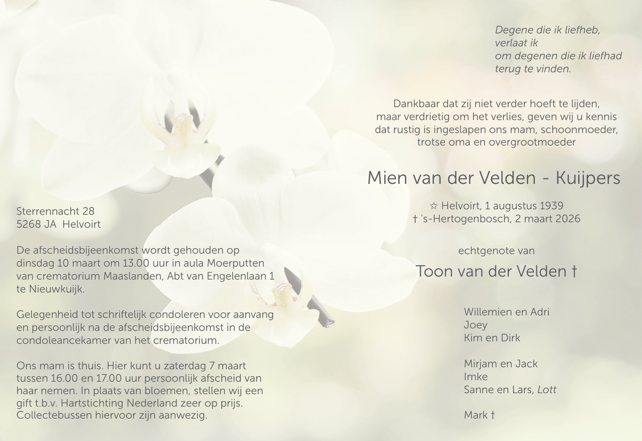 Mien vd Velden 6 mrt26 kaart