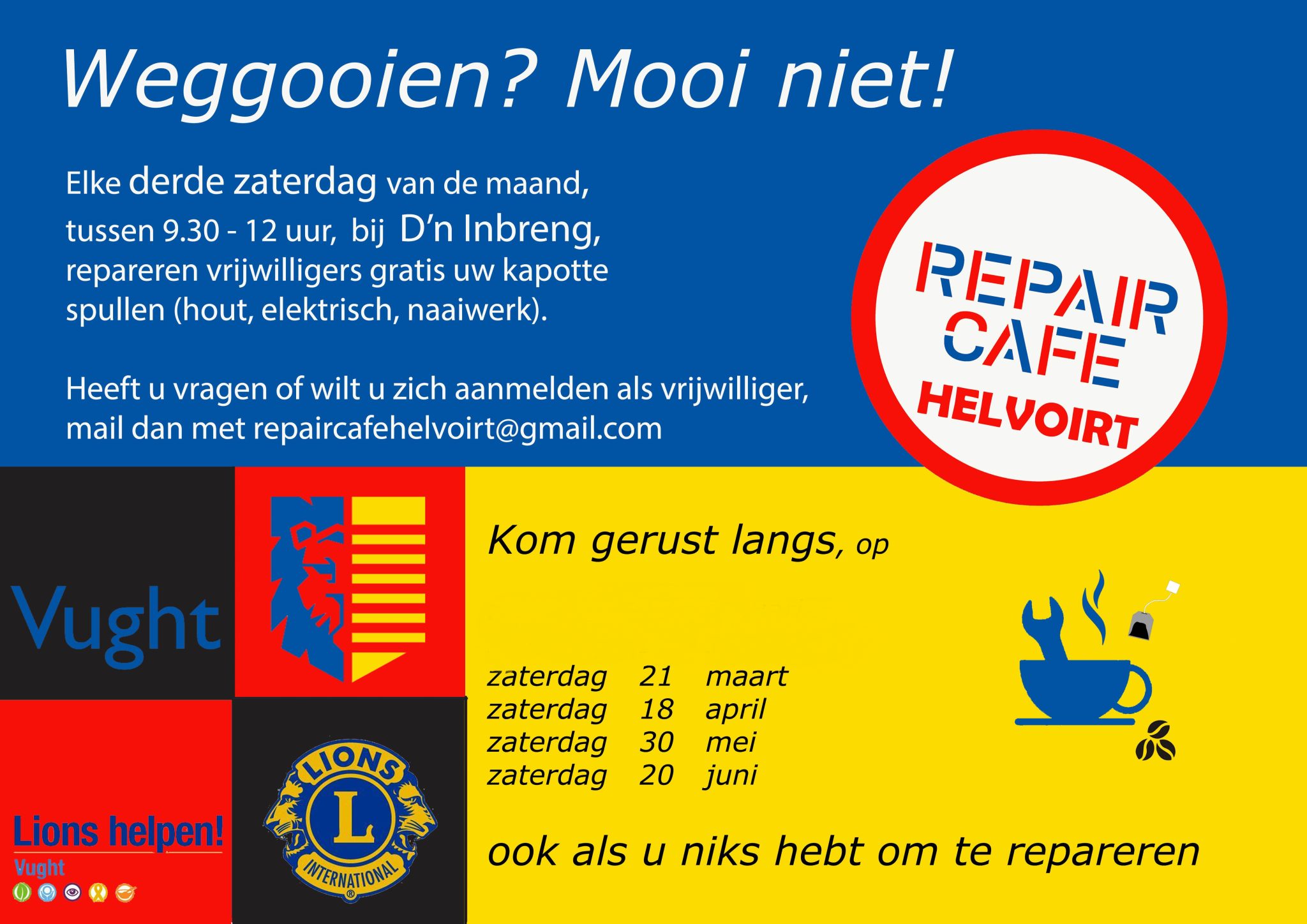 OPZET REPAIR CAFE 2026
