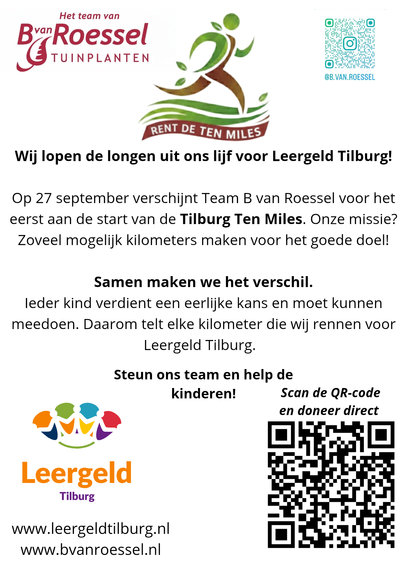 Team van Roesel ten miles