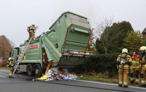 Vrchtwagenbrand A65 Vught 1
