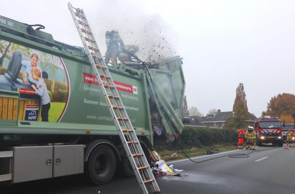 Vrchtwagenbrand A65 Vught 6