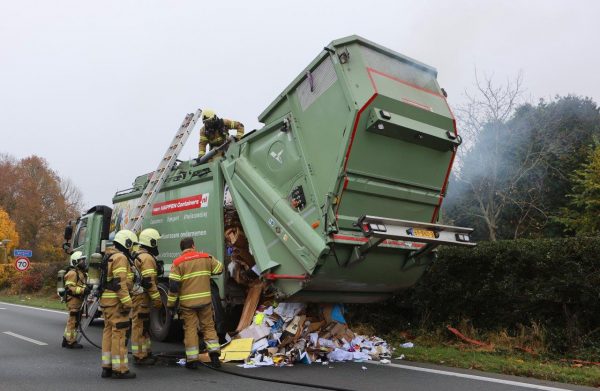 Vrchtwagenbrand A65 Vught 7
