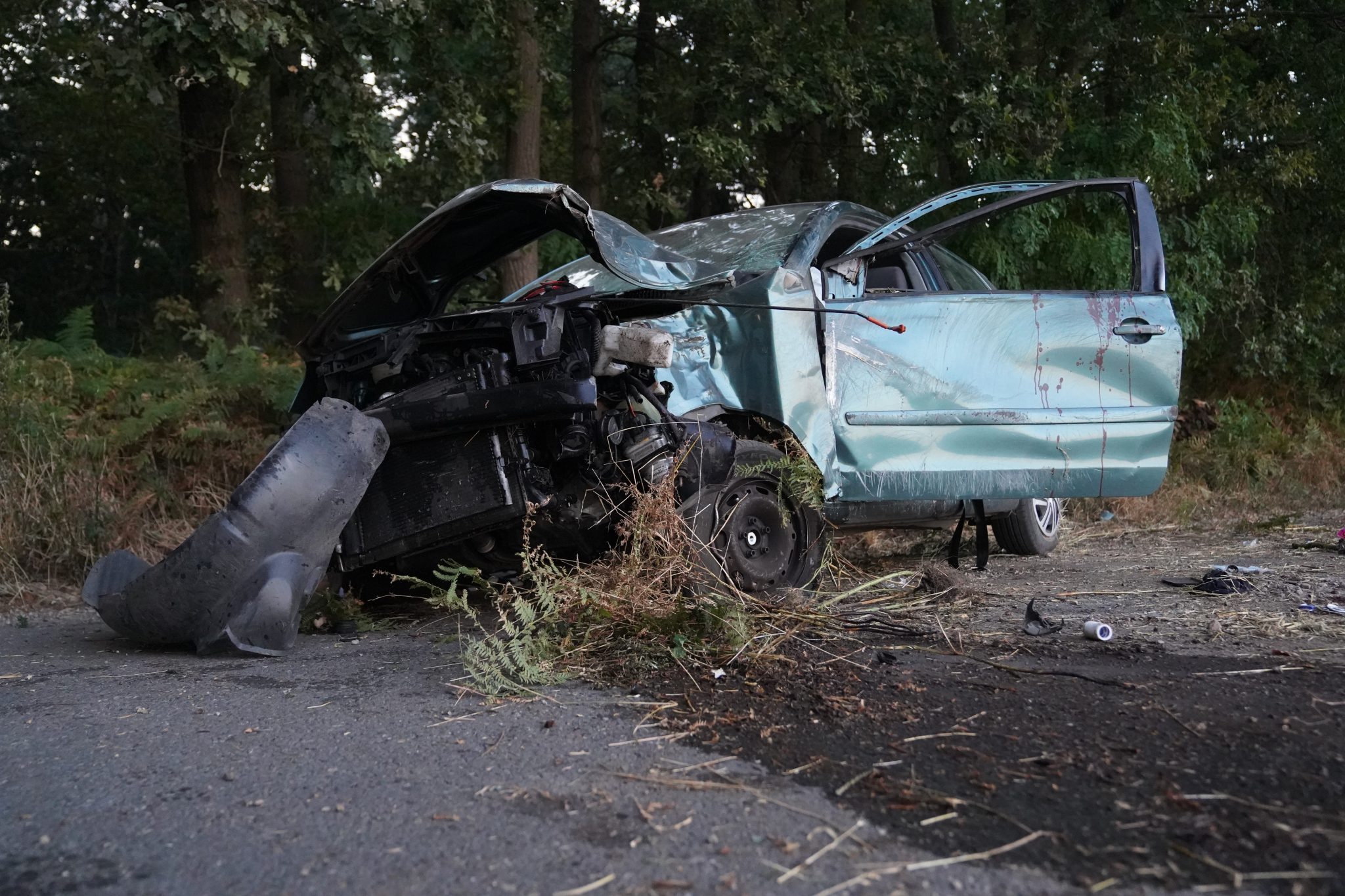 Zwaar gewonde bij ongeval Helvoirt 12ug26 BartM (2)