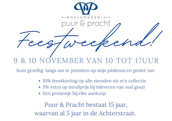 feestweekend puur en pracht