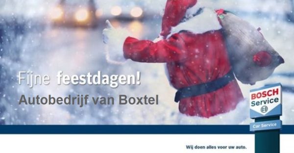 kerst auto van Boxtel