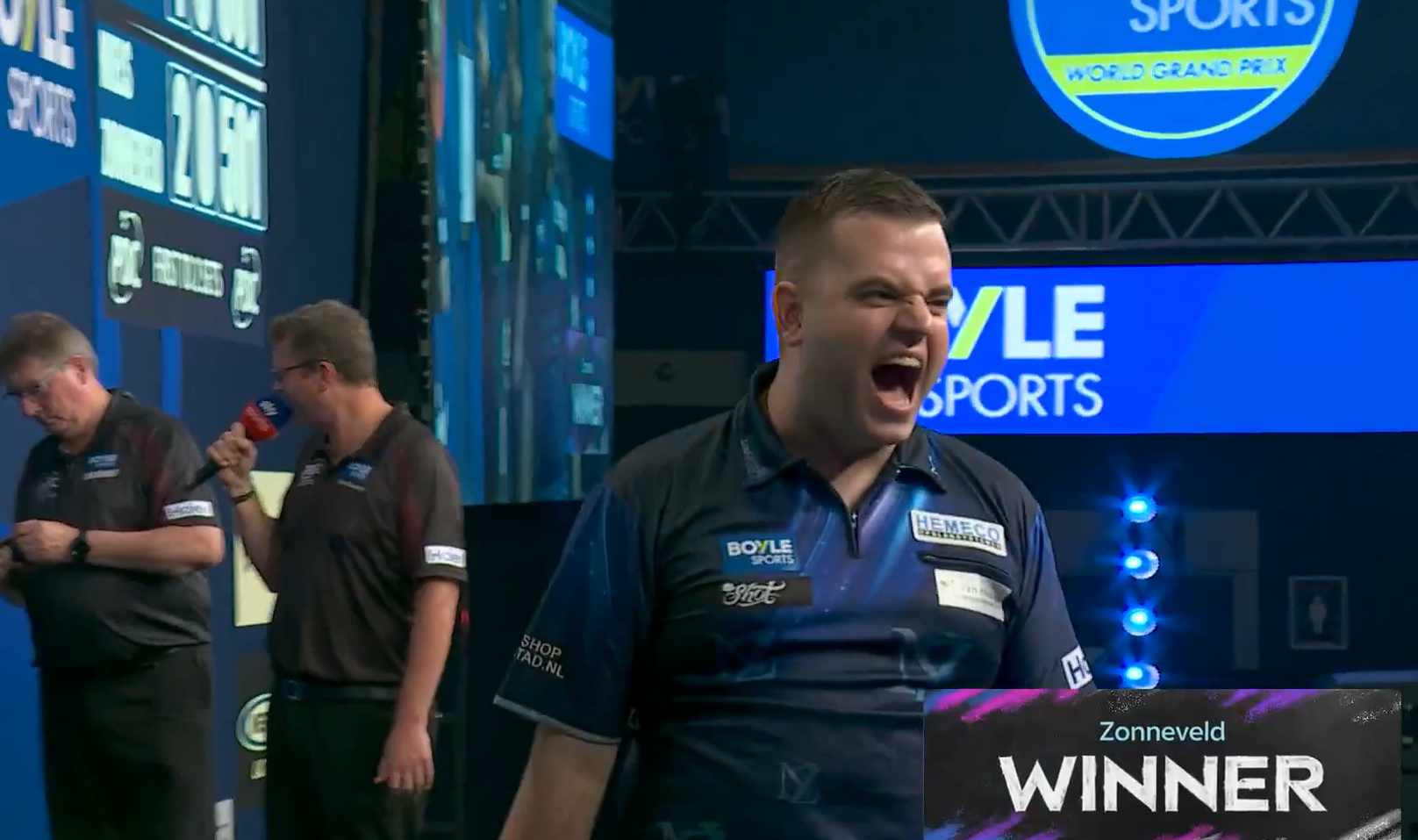 Niels Zonneveld naar tweede ronde bij de World Grand Prix darts