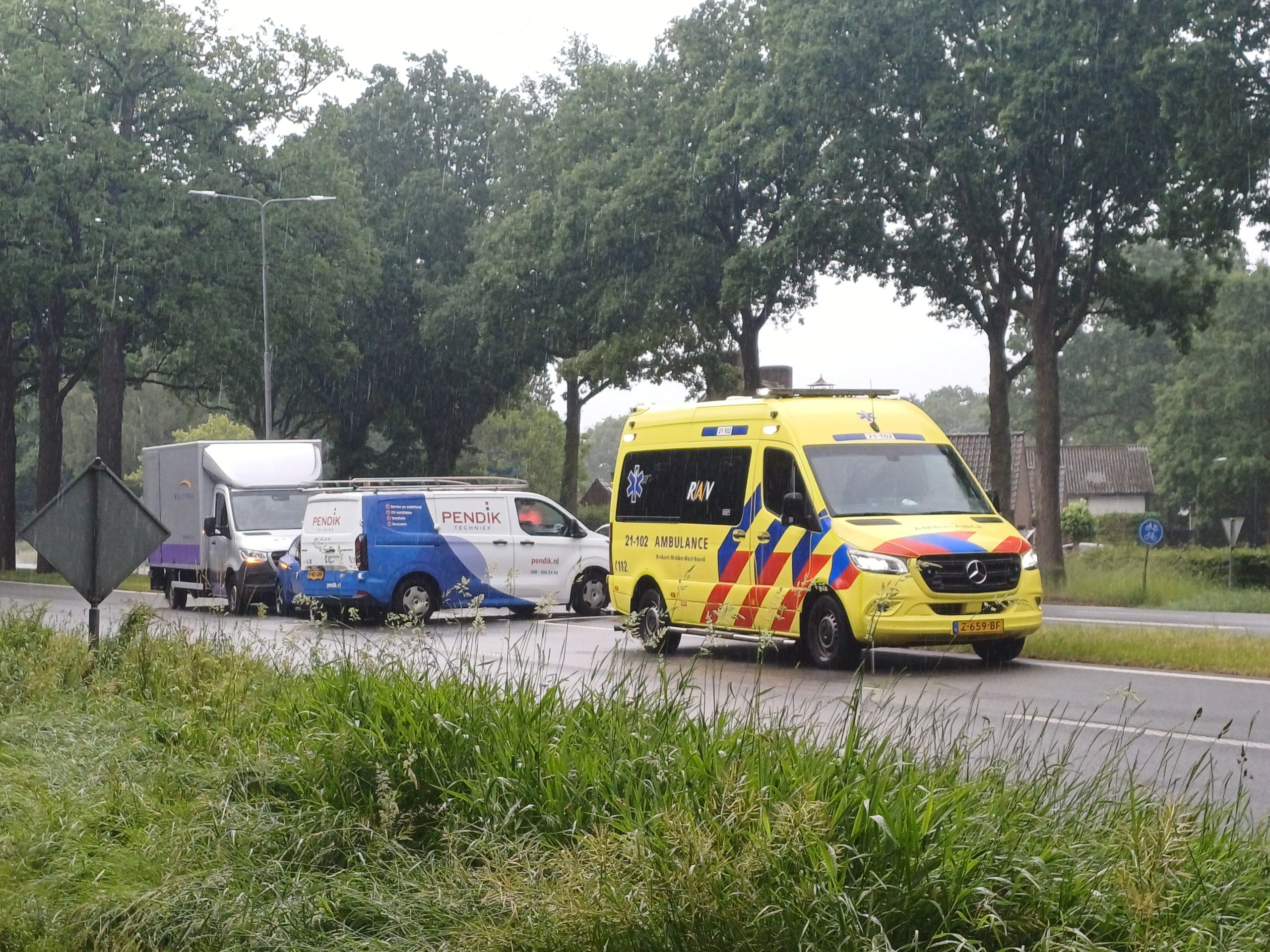 Ongeluk N65 t.h.v. de Achterstraat